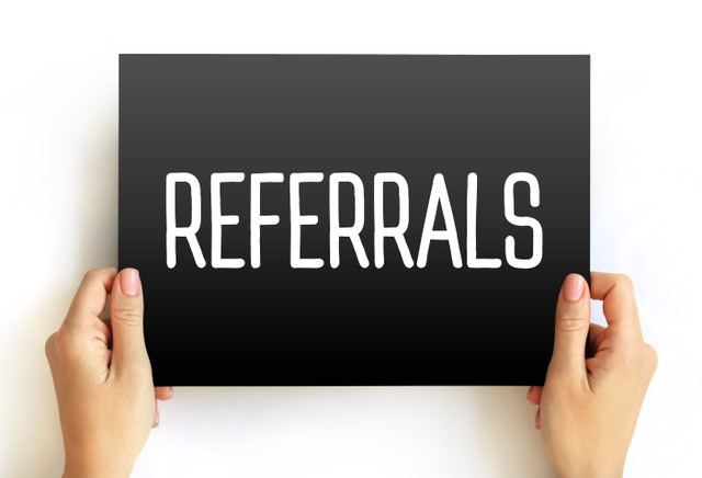 Referrers page